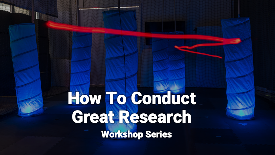 How to Do Great Research workshop series